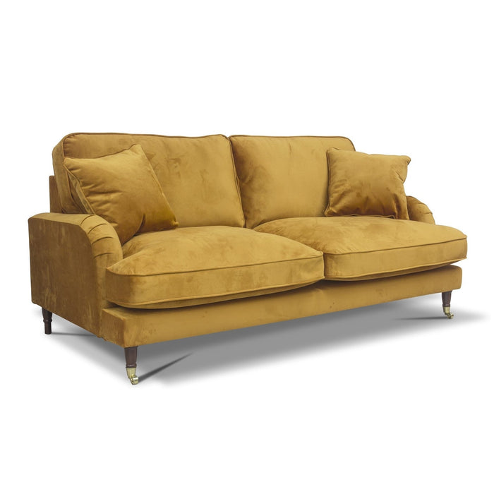 Rupert Velvet 2 Seater & 3 Seater Sofa Set - Choice Of Colours - The Furniture Mega Store 