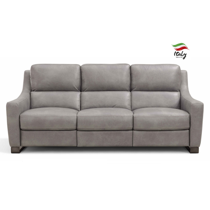 Shilly Italian Leather Power Recliner Sofa Collection - Choice Of Sizes & Leathers - The Furniture Mega Store 