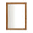 Sailsbury Solid Oak Rectangular Wall Mirror - The Furniture Mega Store 