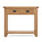 Sailsbury Solid Oak 2 Drawer Console Table - The Furniture Mega Store 