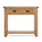 Sailsbury Solid Oak 2 Drawer Console Table - The Furniture Mega Store 