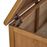 Sailsbury Solid Oak Blanket Box - The Furniture Mega Store 