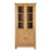 Sailsbury Solid Oak Display Cabinet - The Furniture Mega Store 