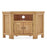 Sailsbury Solid Oak Corner TV Cabinet - 105cm - The Furniture Mega Store 
