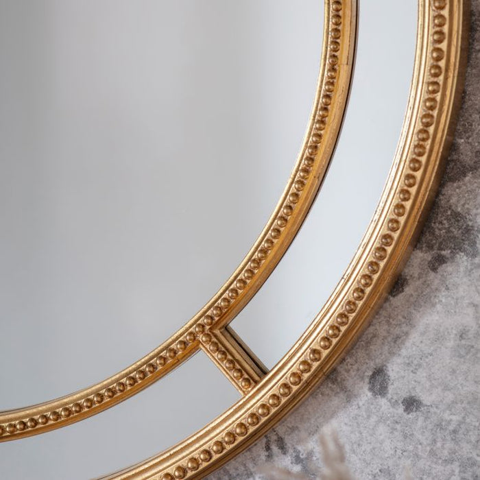 Sinita Gold Mirror - 90cm - The Furniture Mega Store 