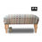 Moon Wool Small Banquet Footstool - Choice Of Wool & Legs - The Furniture Mega Store 