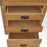 Sailsbury Solid Oak Double Pedestal Desk - The Furniture Mega Store 