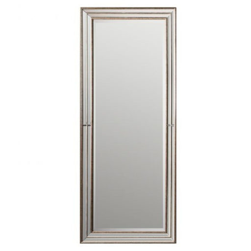 Squire Leaner Mirror - Antique Gold Detailing - The Furniture Mega Store 