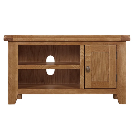 Torino Country Solid Oak Small TV Cabinet - The Furniture Mega Store 