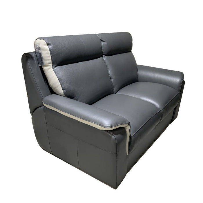 Device Italian Leather Recliner Sofa & Chair Collection - Manual or Power Recline With Usb Charging Ports - The Furniture Mega Store 