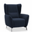 Alma Wing Back Armchair - Choice Of Fabrics - The Furniture Mega Store 