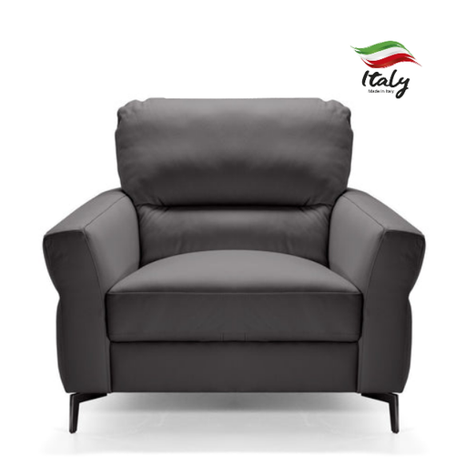 Winona Italian Leather Armchair - Choice Of Leathers - The Furniture Mega Store 