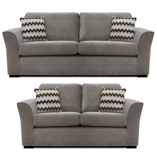 Albany Fabric 3 & 2 Seater Sofa Set - Choice Of Colours - The Furniture Mega Store 