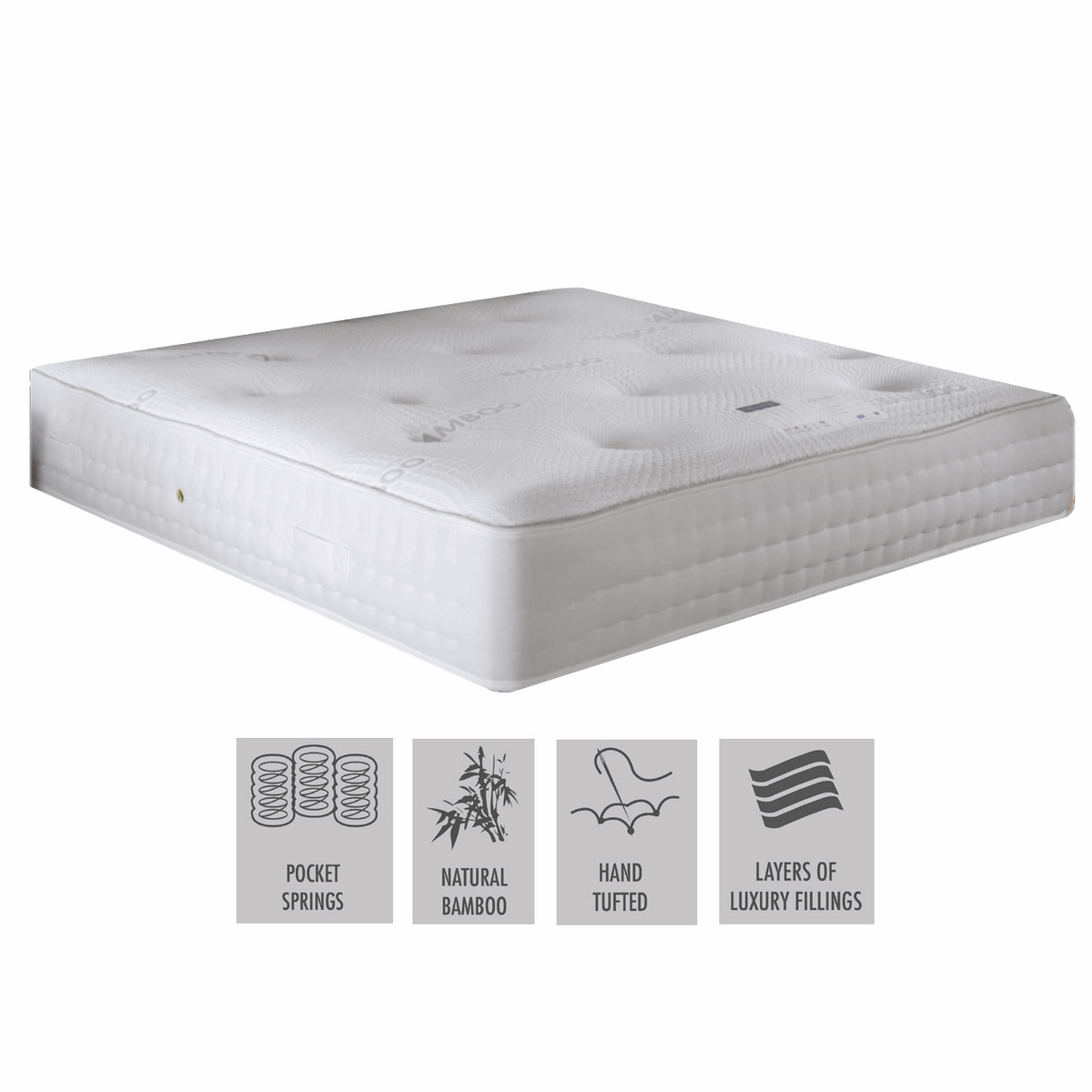 Bamboo discount spring mattress
