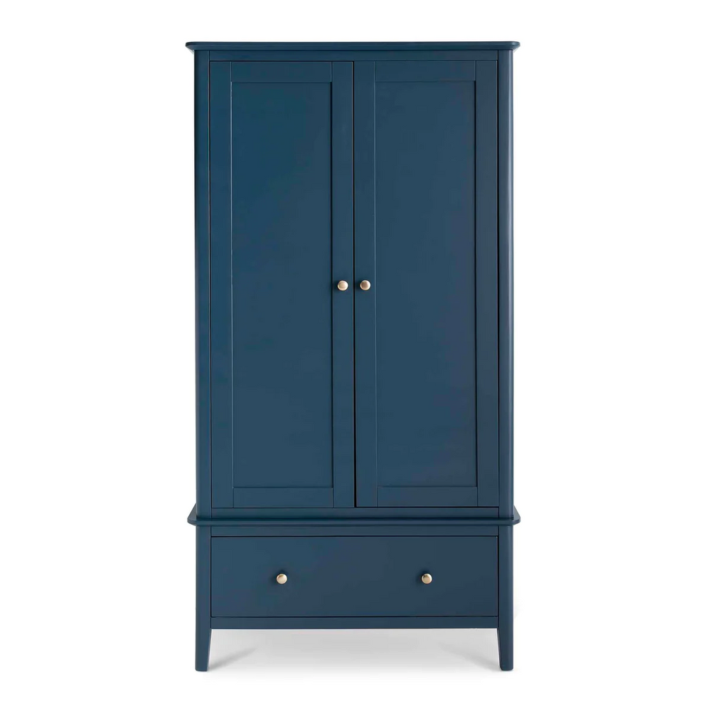 Berkshire 2 Door 1 Drawer Wardrobe - The Furniture Mega Store 