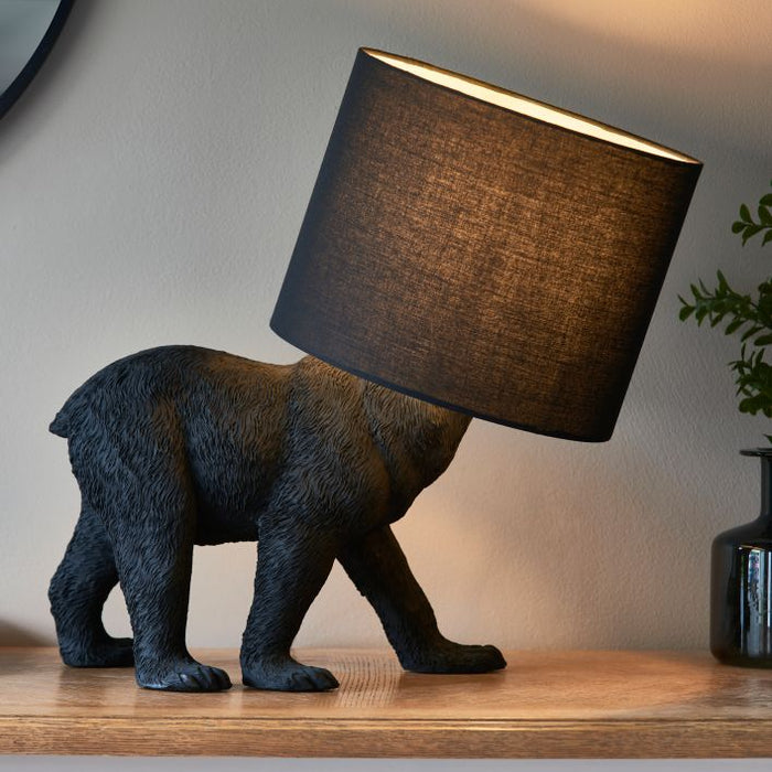 Wild Black Bear Table Lamp - The Furniture Mega Store 