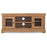 Cannes Natural Oak 2 Door Large TV Unit - 120cm - The Furniture Mega Store 