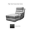 Ellis Modular Fabric Recliner Sofa Collection - Power With USB Charging Ports - The Furniture Mega Store 