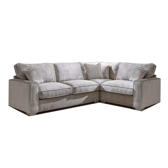 Chicago Deluxe Fabric Corner Sofa - Pillow Or Classic Back - The Furniture Mega Store 
