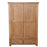 Wiltshire Country Oak 2 Door 2 Drawer Wardrobe - The Furniture Mega Store 