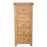 Wiltshire Country Oak Tall Chest Of 5 Drawers - The Furniture Mega Store 