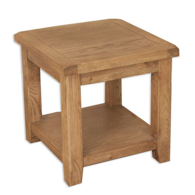 Wiltshire Country Oak Lamp Table - The Furniture Mega Store 