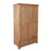 Wiltshire Country Oak 2 Door 2 Drawer Wardrobe - The Furniture Mega Store 