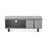Dalston Grey Oak Large TV Unit, 130cm with Storage for Television Upto 50in Plasma - The Furniture Mega Store 
