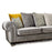 Freesia Fabric Sofa & Chair Collection - Choice Of Pillow or Standard Back & Fabrics - The Furniture Mega Store 