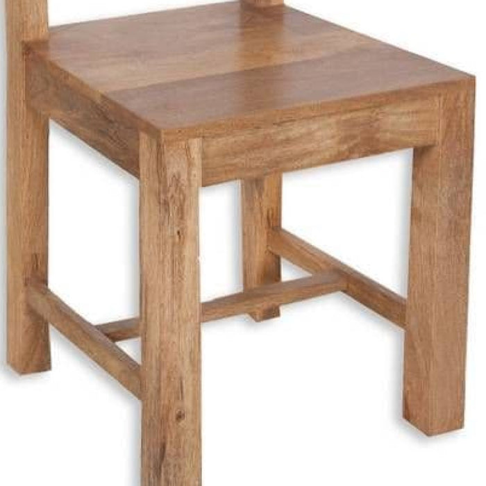 Bombay Mango Wood Dining Set with 2 Wooden Chairs and Bench - The Furniture Mega Store 