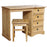 Corona 4 Drawer Dressing Table & Stool Set  - Distressed Waxed Pine - The Furniture Mega Store 