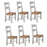 St.Ives French Grey & Oak Dining Chairs - Sold In Pairs - The Furniture Mega Store 