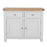 St.Ives French Grey & Oak 2 Door 2 Drawer Medium Sideboard - The Furniture Mega Store 