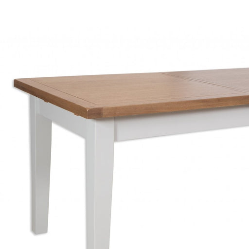 St.Ives French Grey & Oak 1.2 Extendable Dining Table - The Furniture Mega Store 