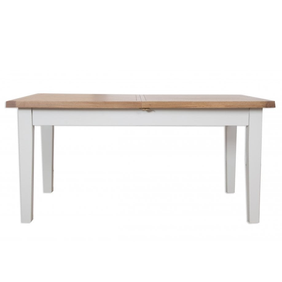 St.Ives French Grey & Oak 1.2 Extendable Dining Table - The Furniture Mega Store 