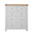 St.Ives French Grey & Oak 2 Over 3 Chest Of Drawers - The Furniture Mega Store 