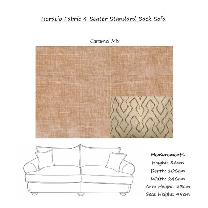 Horatio Fabric Sofa Collection - The Furniture Mega Store 