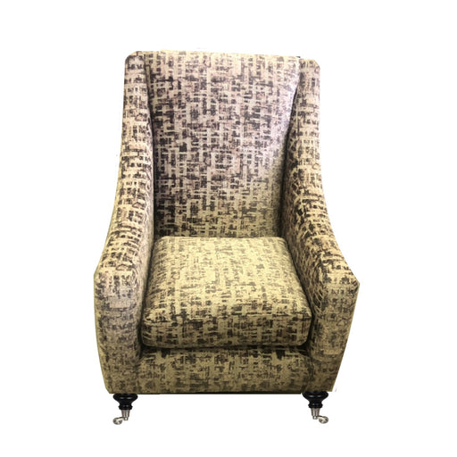 Princeton Dark Grey & Pink Fabric Accent Chair -  In Stock - Delivery Within 7 - 14 Days** - The Furniture Mega Store 
