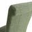 Krista Roll Back Green Weave Dining Chairs - Set Of 2 - The Furniture Mega Store 