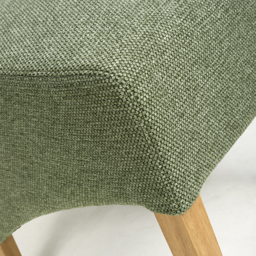 Krista Roll Back Green Weave Dining Chairs - Set Of 2 - The Furniture Mega Store 