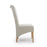 Krista Roll Back Leather Dining Chairs - Set Of 2 - Choice Of Colours - The Furniture Mega Store 