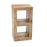 Cuban Petite Mango Wood Vertical 2 Hole - The Furniture Mega Store 