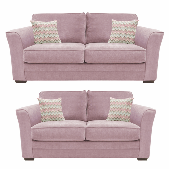 Albany Fabric 3 & 2 Seater Sofa Set - Choice Of Colours - The Furniture Mega Store 