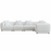 Lottie Modular Corner Sofa - Polar White Boucle - The Furniture Mega Store 