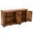 Carved Mango Wood Large 4 Door Sideboard - 175cm - The Furniture Mega Store 