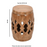 Carved Mango Wood Side Table - The Furniture Mega Store 