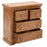 Carved Mango Wood 2 Over 2 Chest Of Drawers - The Furniture Mega Store 