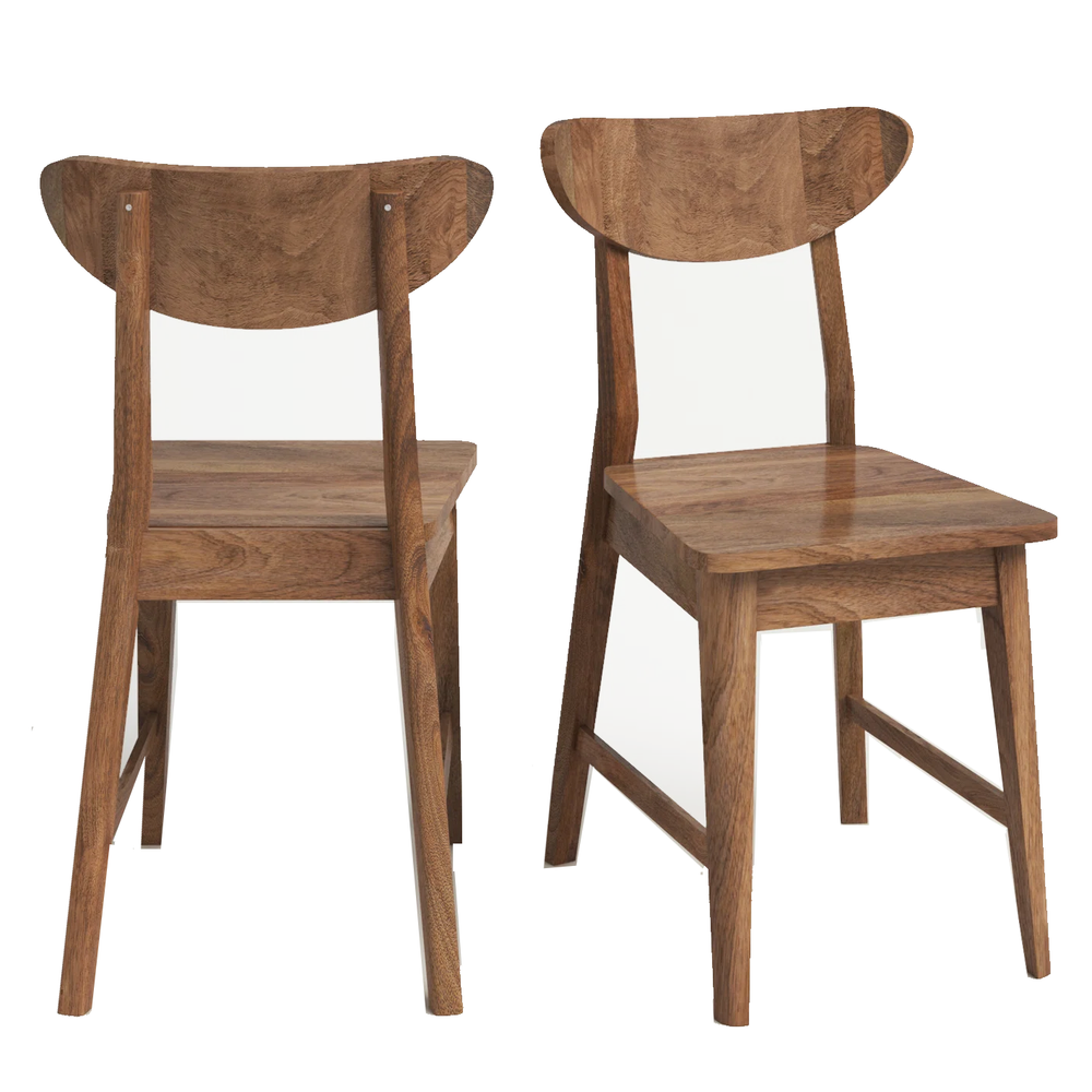 Janeiro Mango Wood Dining Chair Sold in Pairs The Furniture