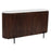 Opal Fluted Mango Wood & Marble Large Sideboard - 160cm - The Furniture Mega Store 