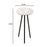 Opal Marble Top Minimalist Side Table - 30cm - The Furniture Mega Store 